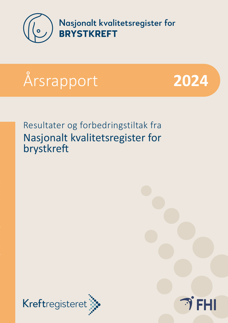 Forside årsrapport brystkreft 2024