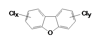 Kjemisk struktur PCDF